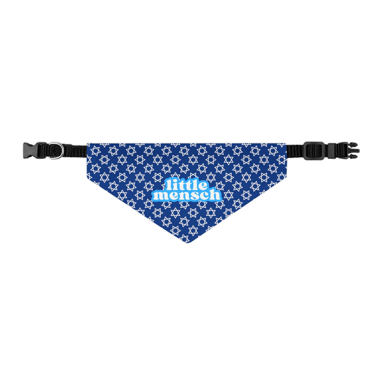 Little Mensch Jewish Dog & Cat Hanukkah Pet Bandana Collar