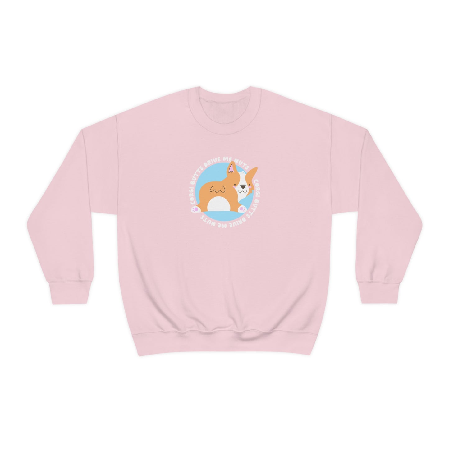 pink corgi butts drive me nuts adult unisex sweatshirt clothing