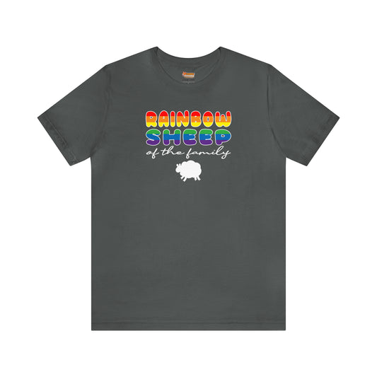 LGBTQ+ Pride T-shirt Rainbow Sheep Women & Men