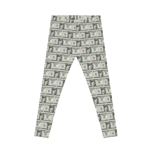 Corgi Leggings Dog Money $100 Women Pants