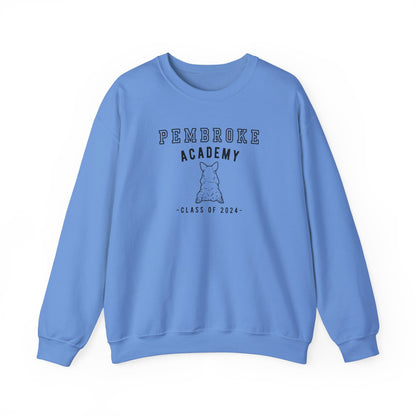 Corgi Sweatshirt Pembroke Academy Class of 2024 Women & Man