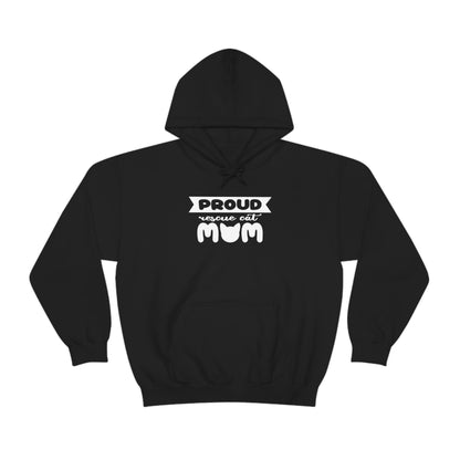 Rescue Cat Hoodie Proud Mom Women