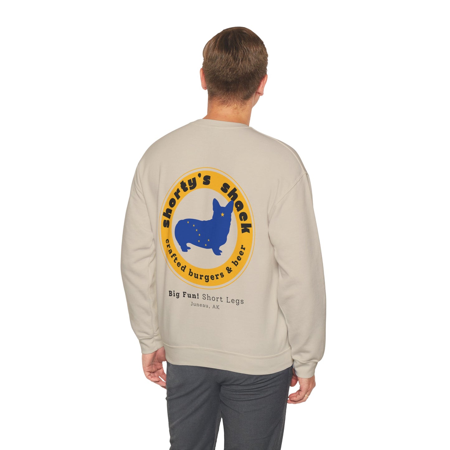 Corgi Sweatshirt Shorty's Shack Alaska Bar Women & Men