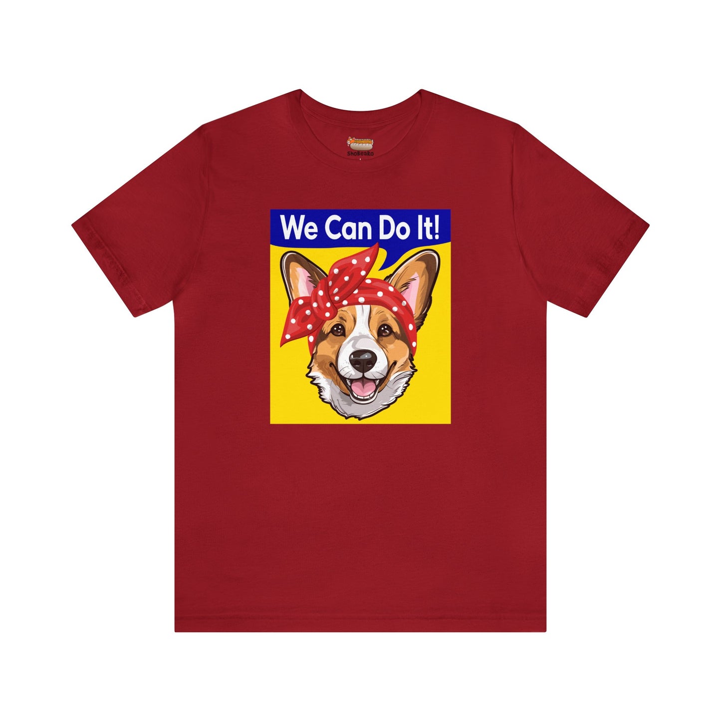 red corgi t-shirt rosie the riveter women's rights shirt gift for her dog lover