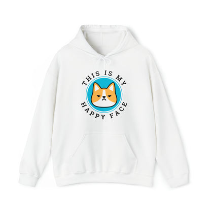 while Happy face Pembroke Welsch corgi dog lover gift hoodie sweatshirt women men unisex