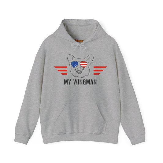 Corgi Hoodie Wingman Top Gun 4th of July Women & Men