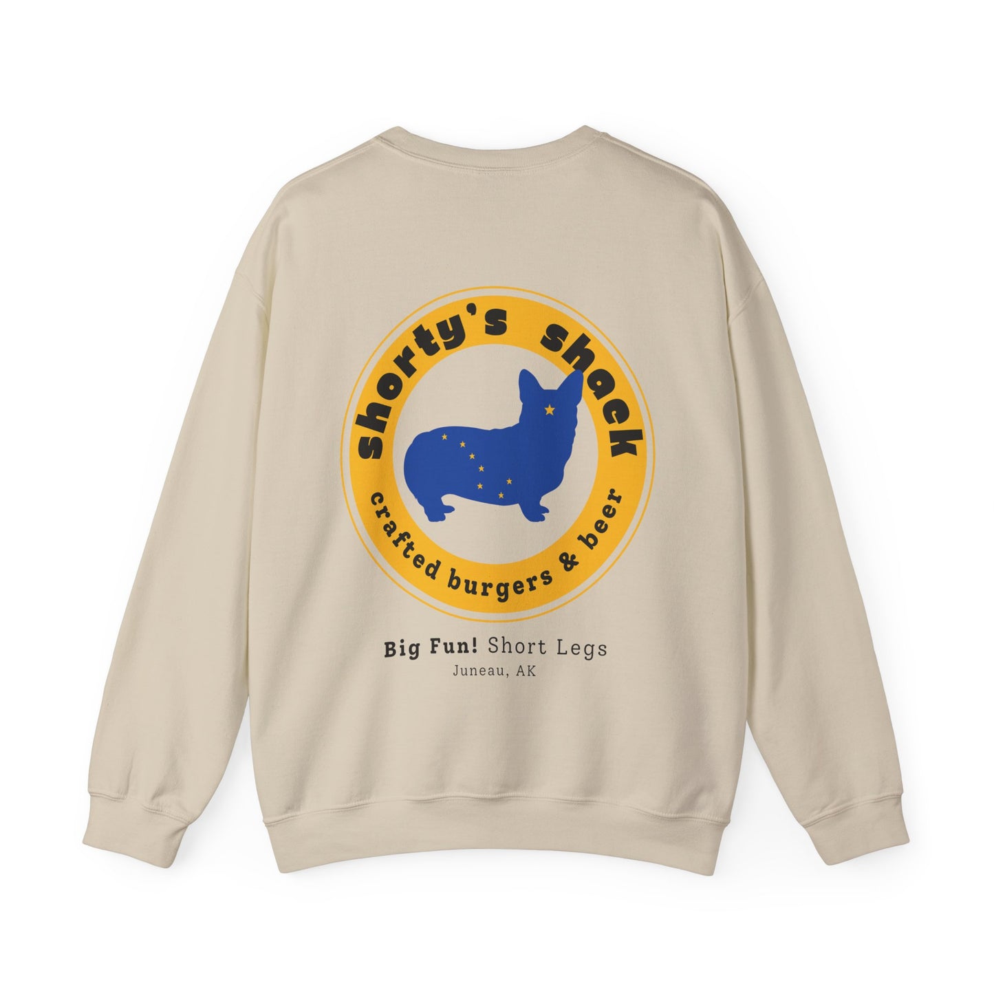 Corgi Sweatshirt Shorty's Shack Alaska Bar Women & Men