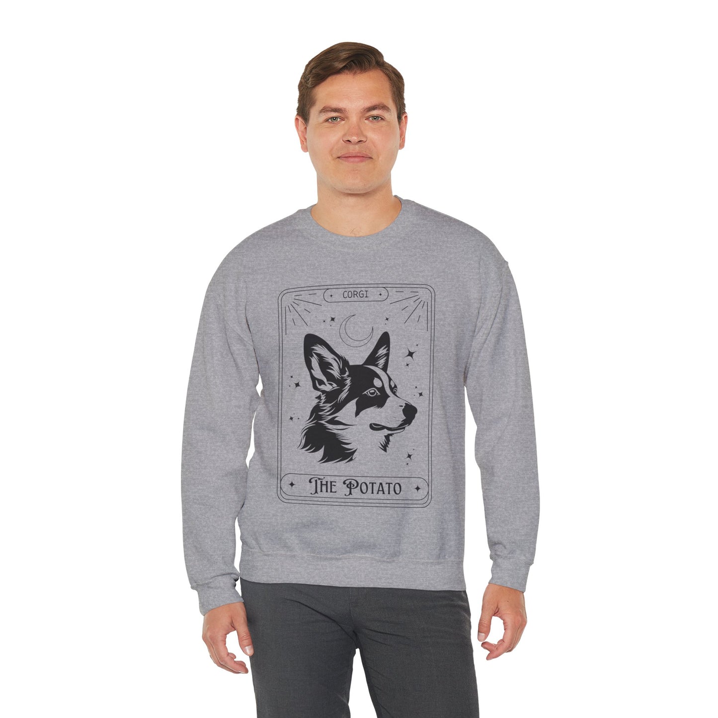 Corgi Sweatshirt Tarot Card Potato Women & Men