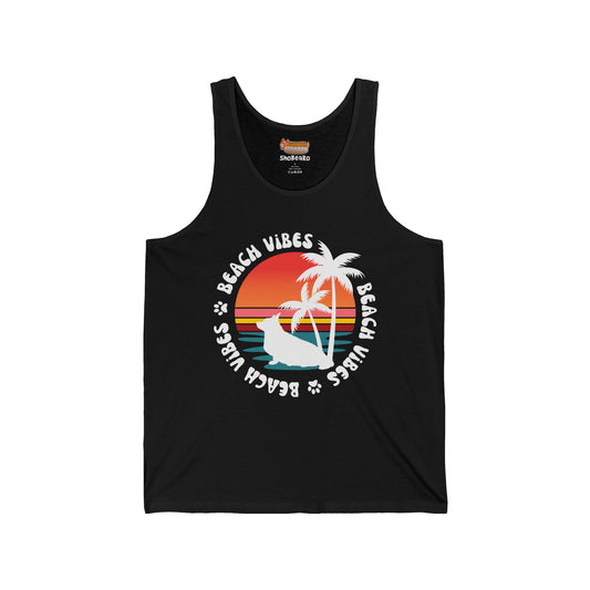 Corgi Tank Top Beach Vibes Women & Men