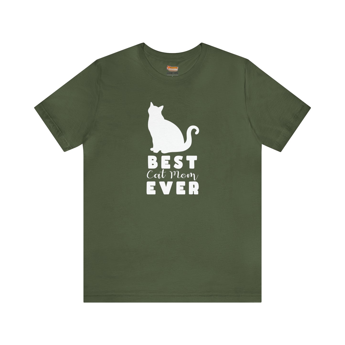 Cat T-shirt Best Mom Ever Women