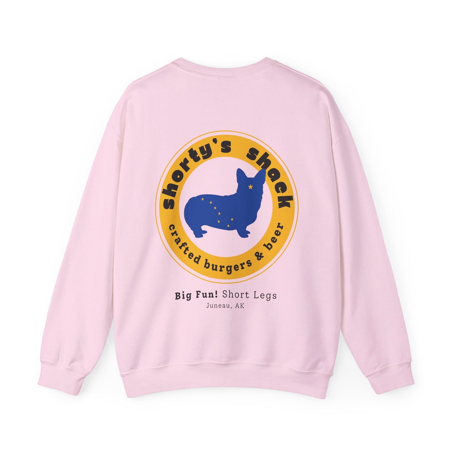 Corgi Sweatshirt Shorty's Shack Alaska Bar Women & Men