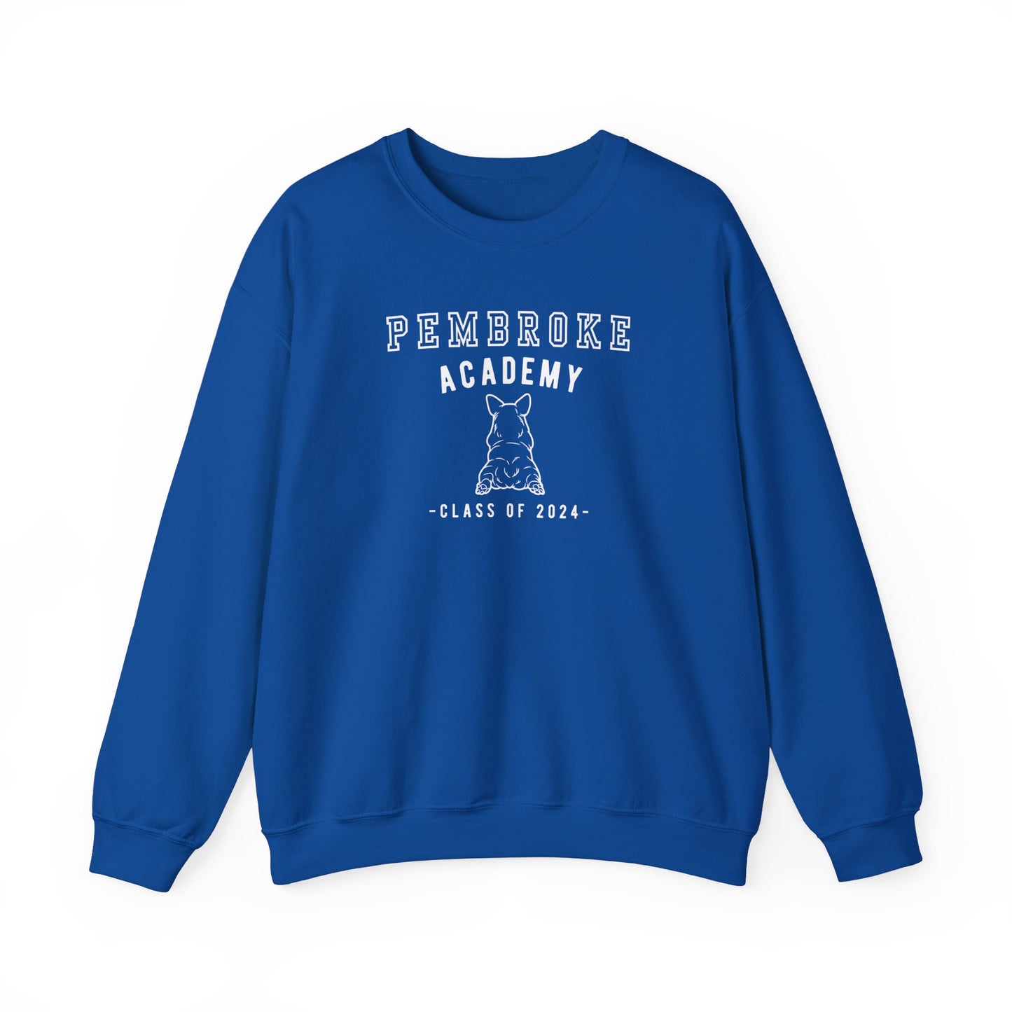 Corgi Sweatshirt Pembroke Academy Class of 2024 Women & Man