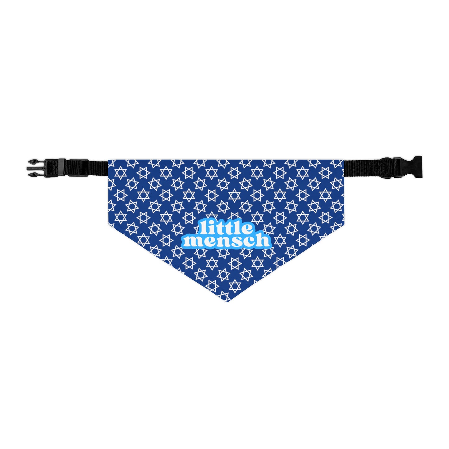 Little Mensch Jewish Dog & Cat Hanukkah Pet Bandana Collar