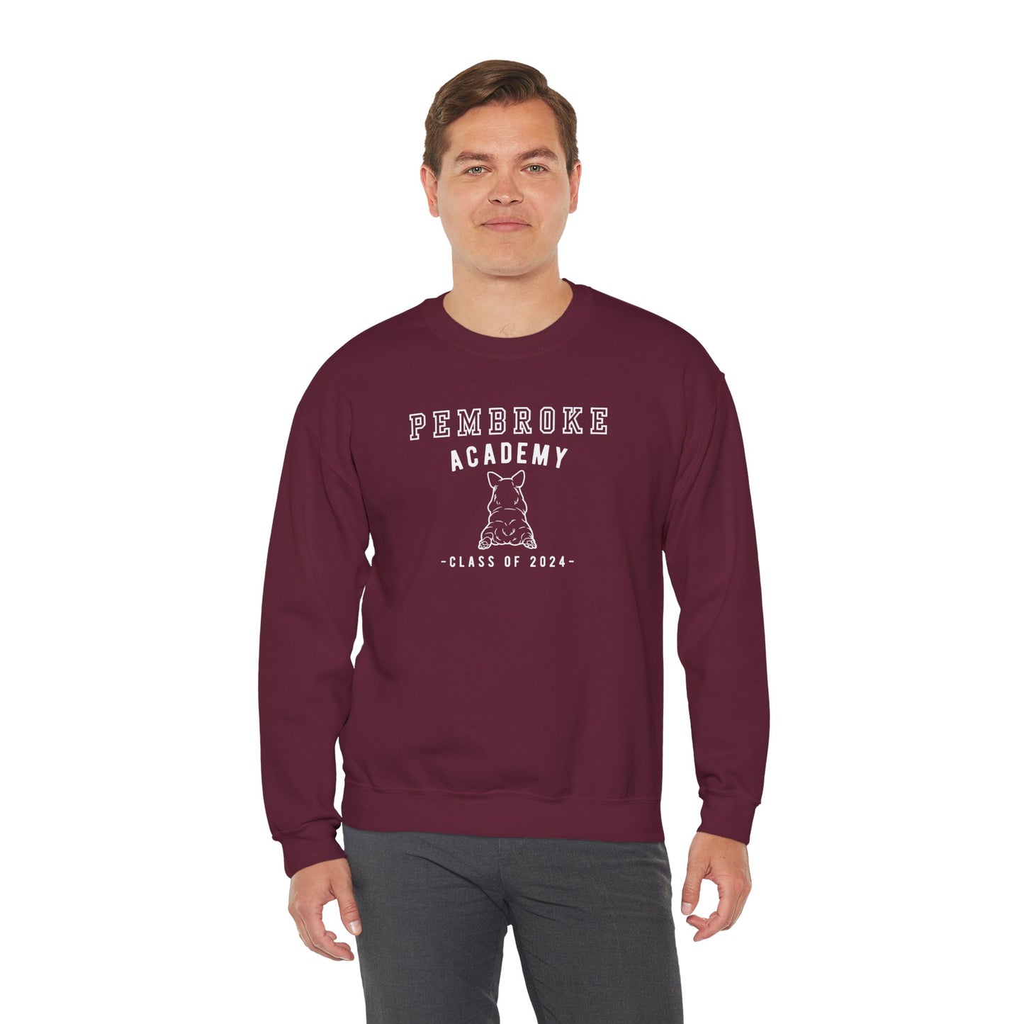 Corgi Sweatshirt Pembroke Academy Class of 2024 Women & Man