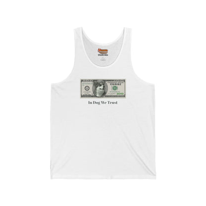 Corgi Tank Top Dog Money $100 Women & Men