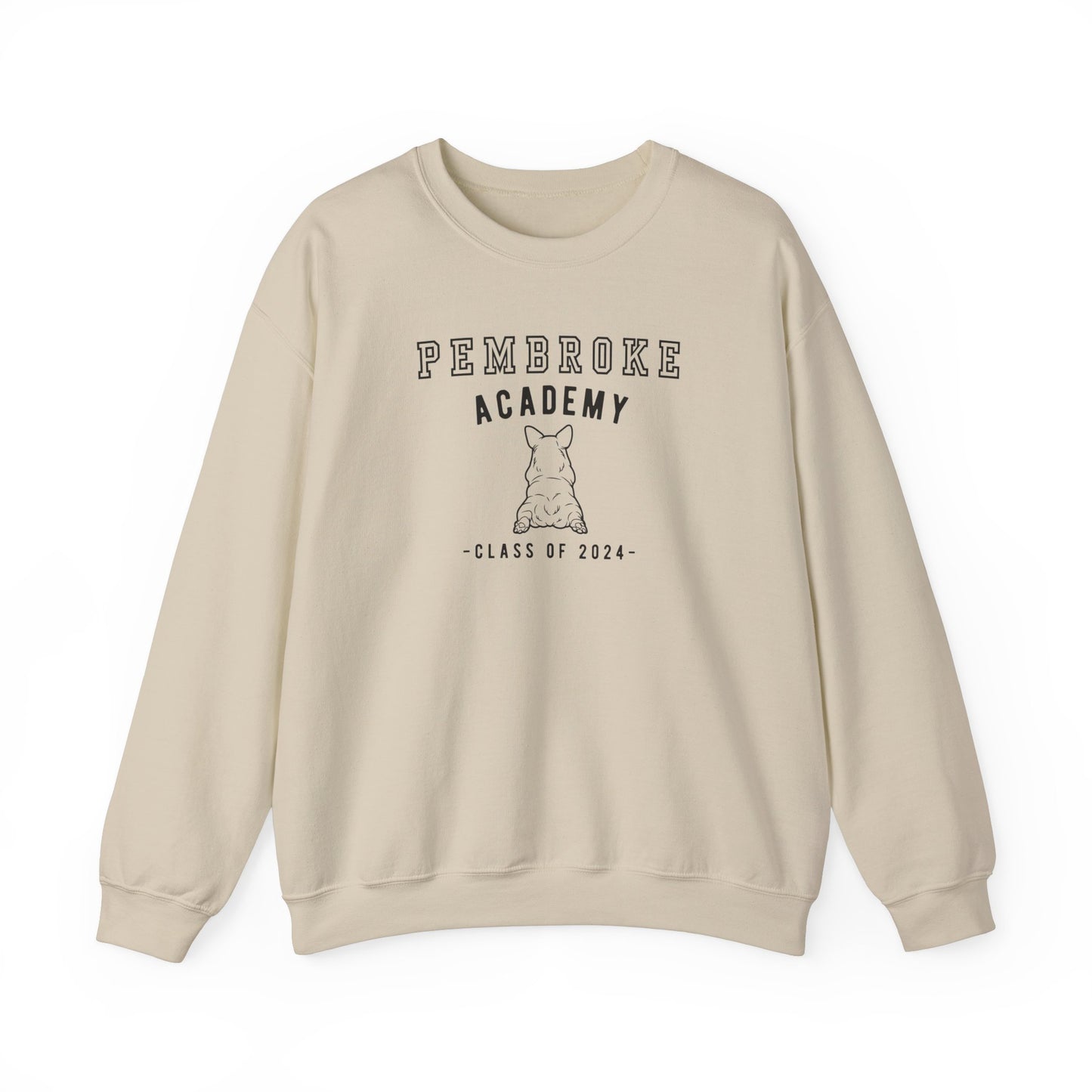 Corgi Sweatshirt Pembroke Academy Class of 2024 Women & Man