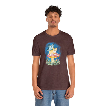 Corgi T-shirt Fairy Mushroom Women & Men