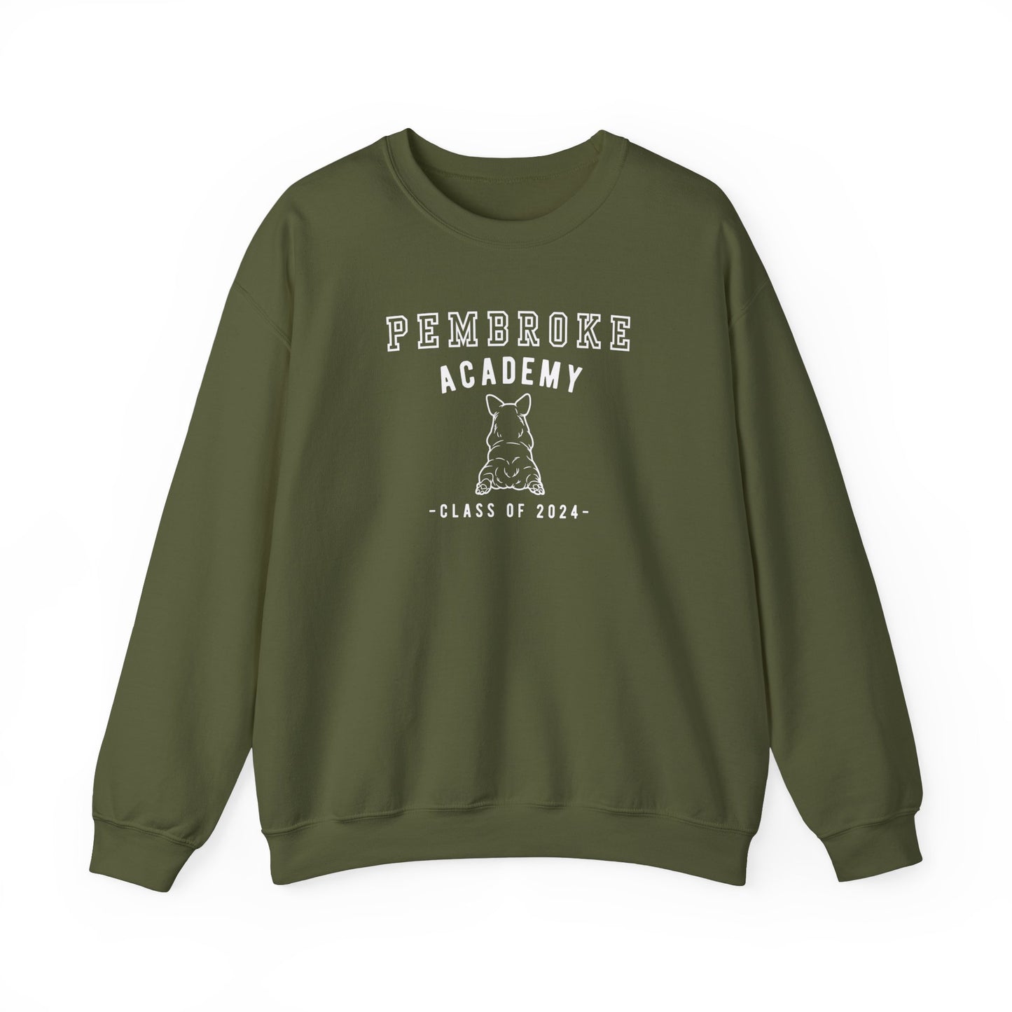 Corgi Sweatshirt Pembroke Academy Class of 2024 Women & Man