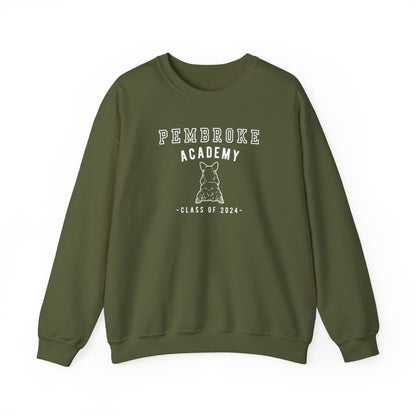 Corgi Sweatshirt Pembroke Academy Class of 2024 Women & Man