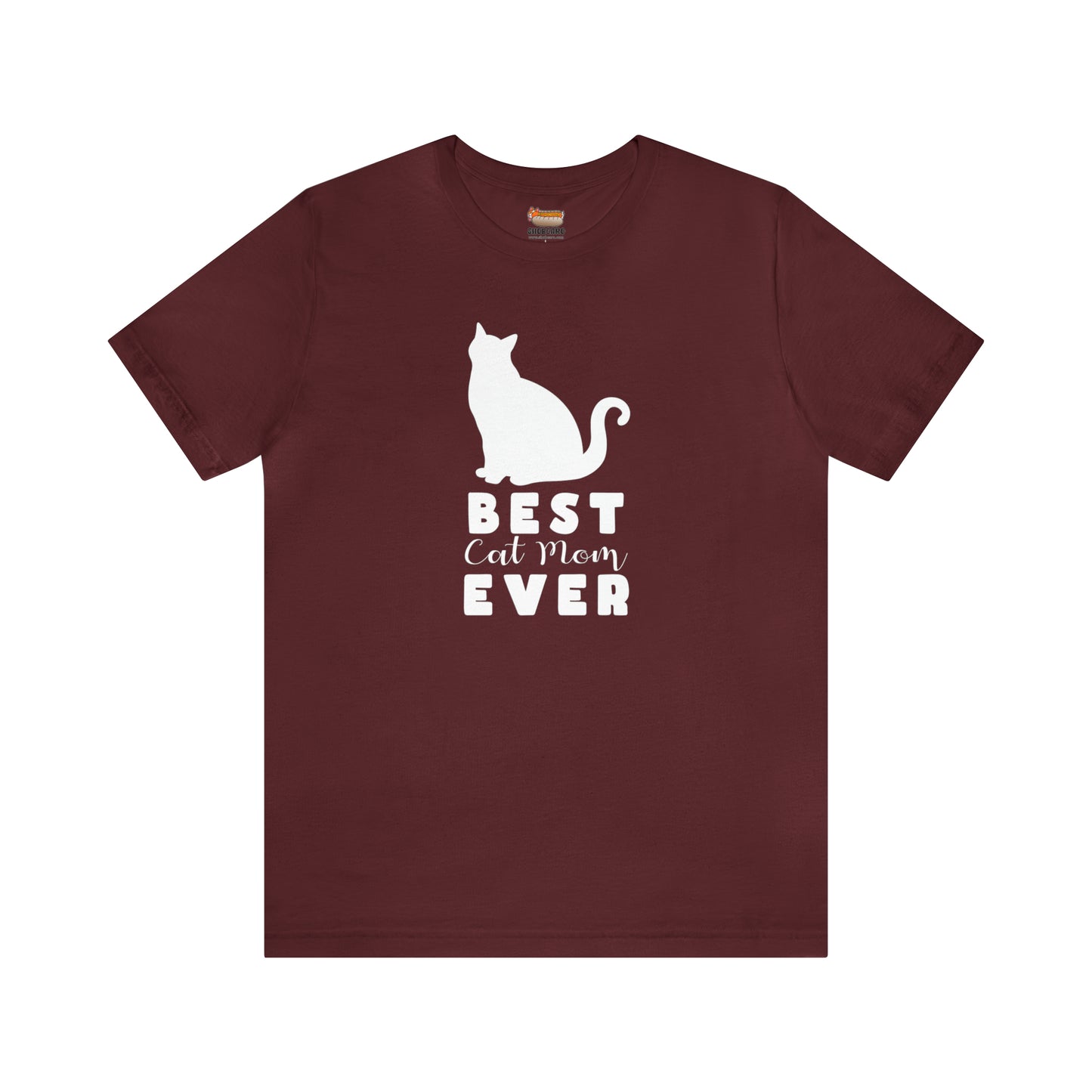 Cat T-shirt Best Mom Ever Women
