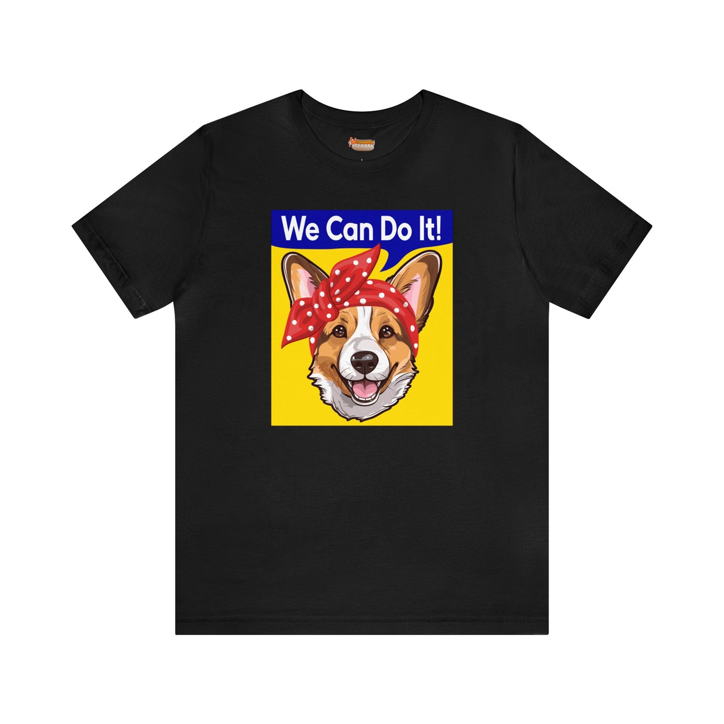 black corgi t-shirt rosie the riveter women's rights shirt gift for her dog lover