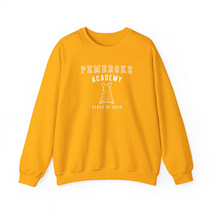 Corgi Sweatshirt Pembroke Academy Class of 2024 Women & Man