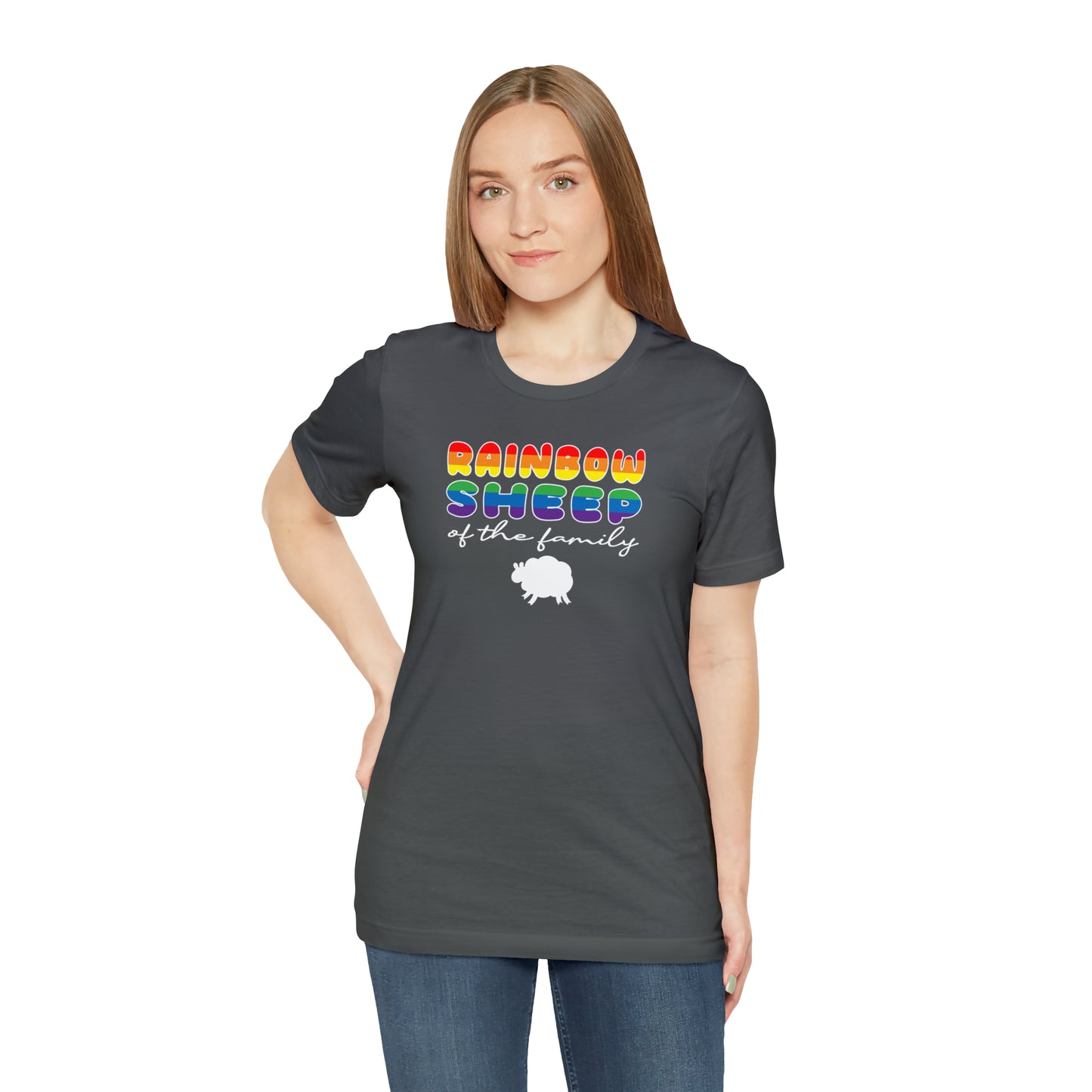 LGBTQ+ Pride T-shirt Rainbow Sheep Women & Men