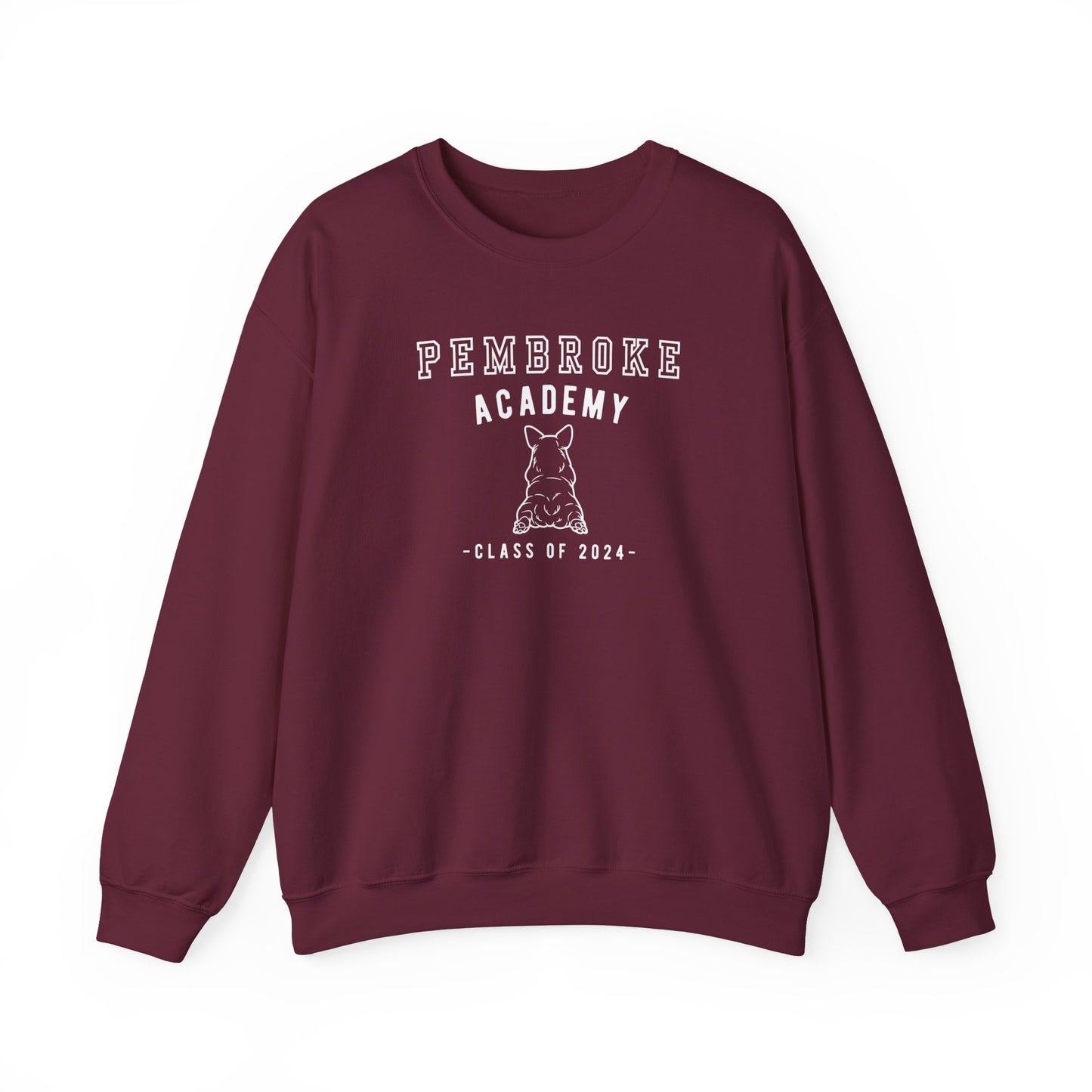 Corgi Sweatshirt Pembroke Academy Class of 2024 Women & Man