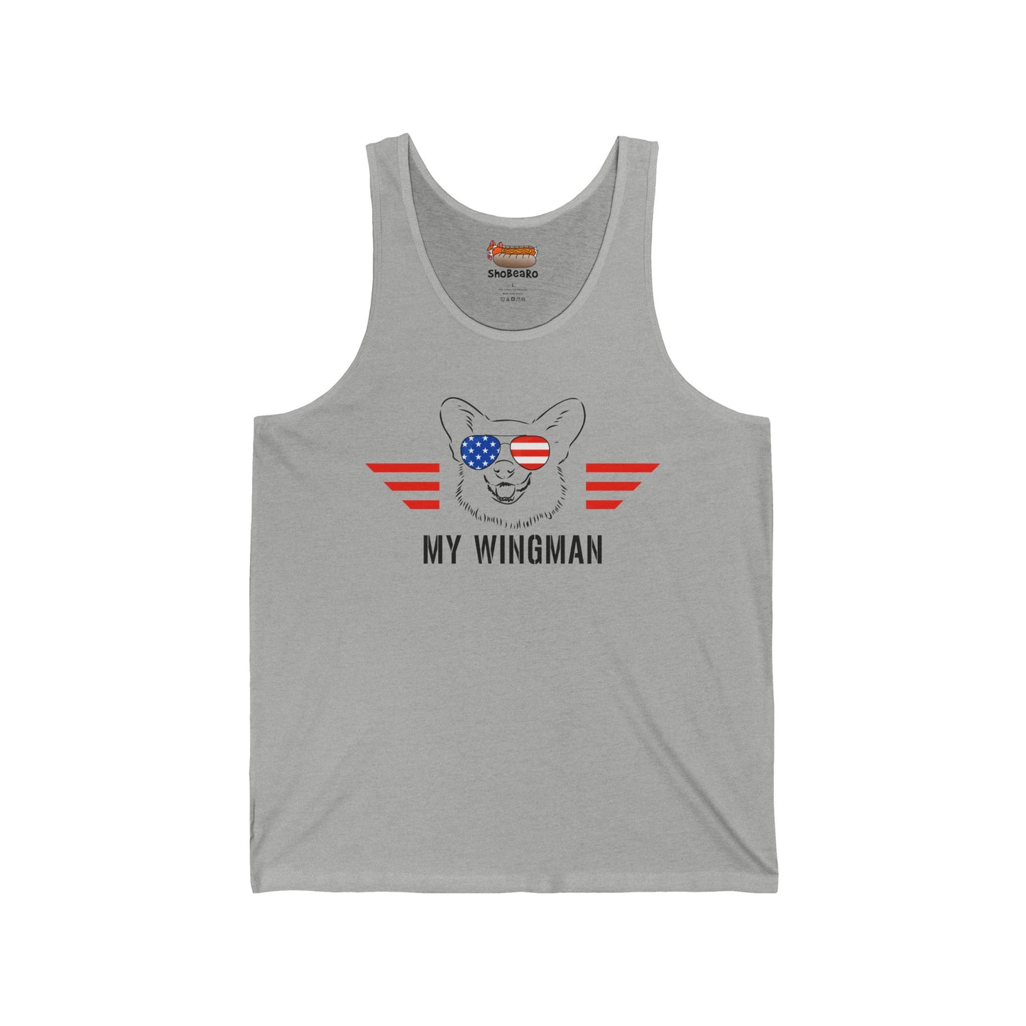 Corgi Tank Top Wingman Women & Men