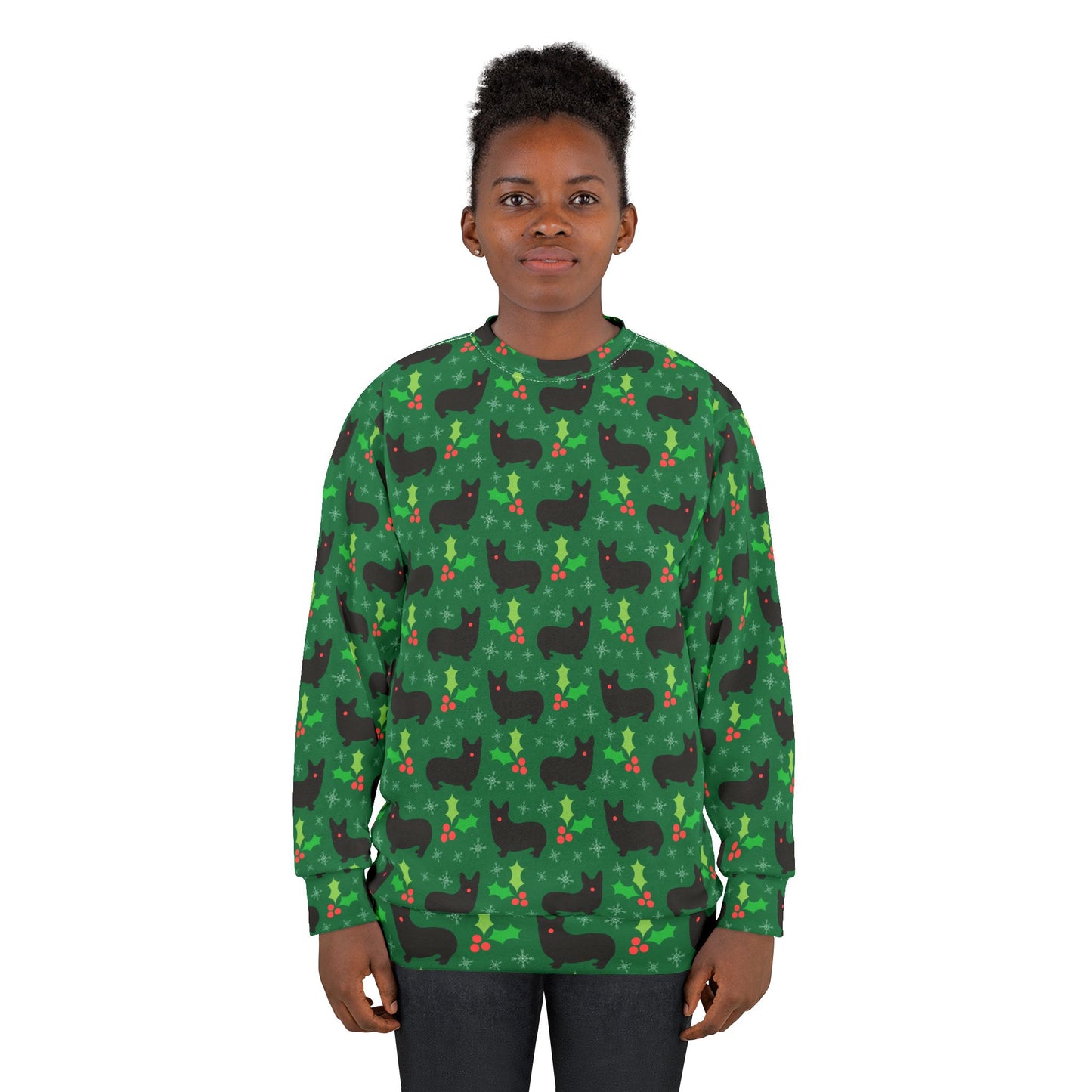 Corgi Sweatshirt Ugly Christmas Women & Men