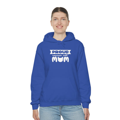 Rescue Cat Hoodie Proud Mom Women