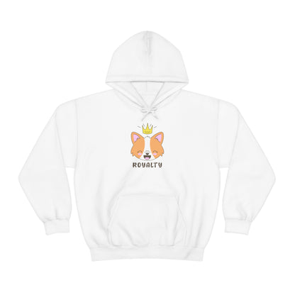 white Corgi Royalty Queen adult unisex hoodie clothing