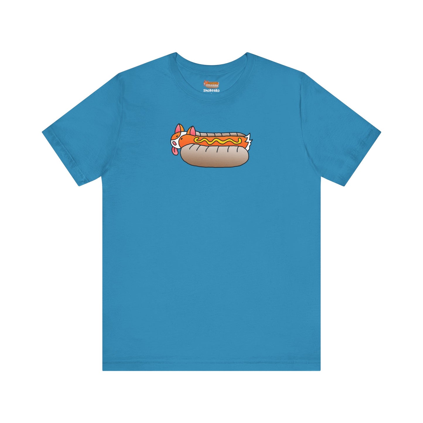 ShoBeaRo T-shirt Corgi Hot Dog Women & Men