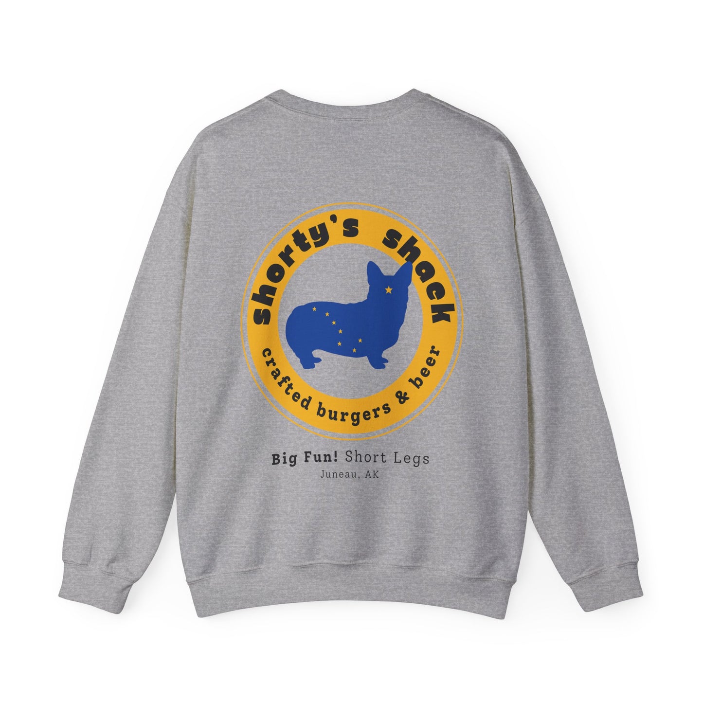 Corgi Sweatshirt Shorty's Shack Alaska Bar Women & Men