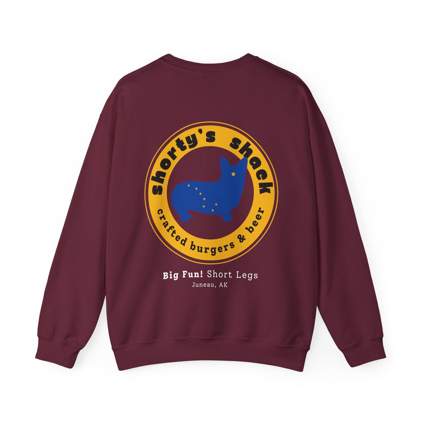 Corgi Sweatshirt Shorty's Shack Alaska Bar Women & Men