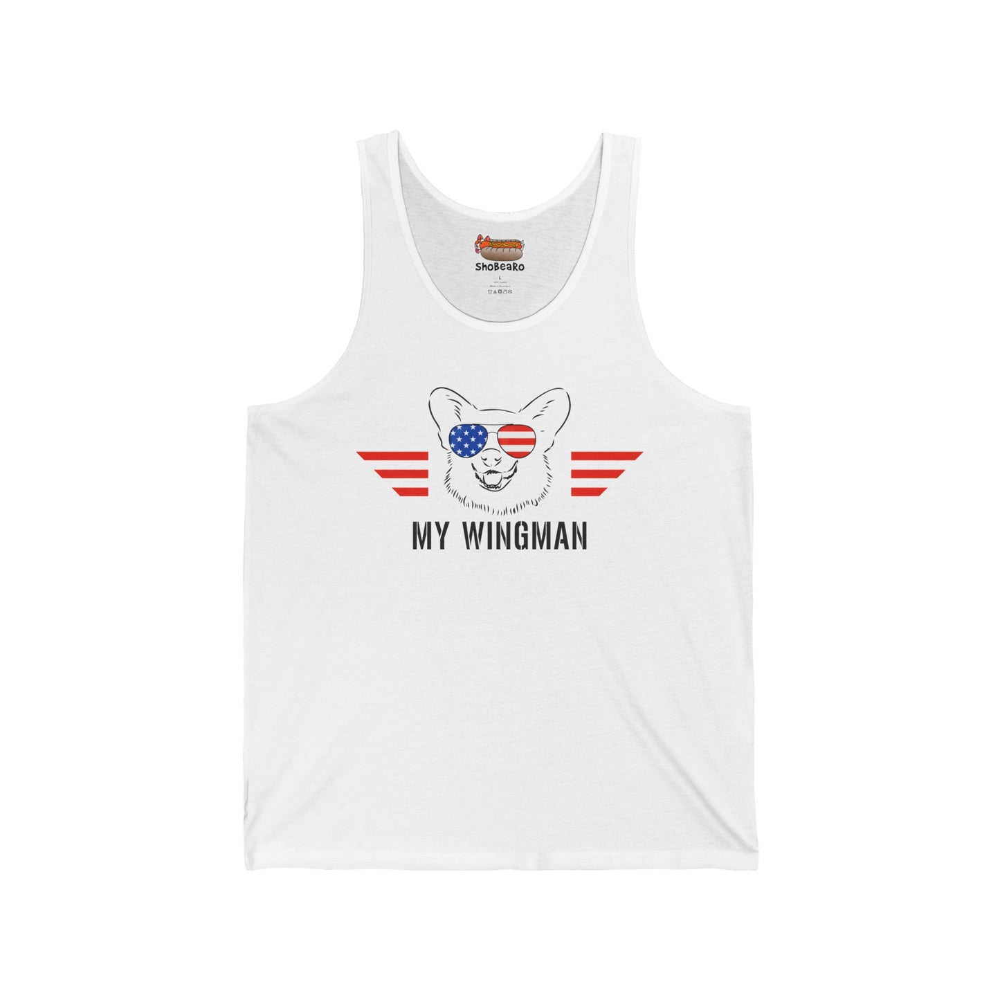 Corgi Tank Top Wingman Women & Men