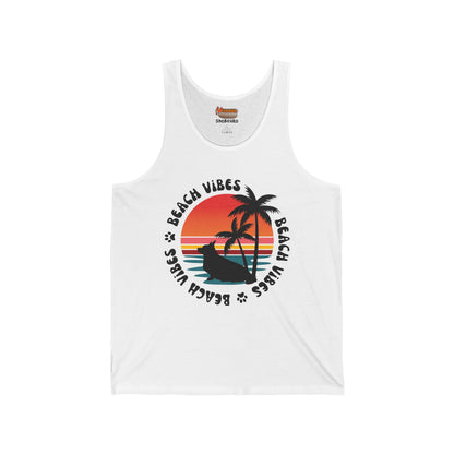 Corgi Tank Top Beach Vibes Women & Men