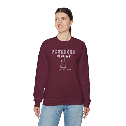 Corgi Sweatshirt Pembroke Academy Class of 2024 Women & Man