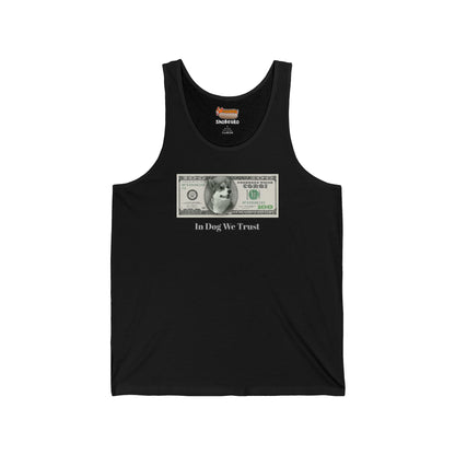 Corgi Tank Top Dog Money $100 Women & Men