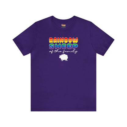 LGBTQ+ Pride T-shirt Rainbow Sheep Women & Men