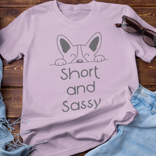 Corgi T-shirt Shorty & Sassy Women & Men