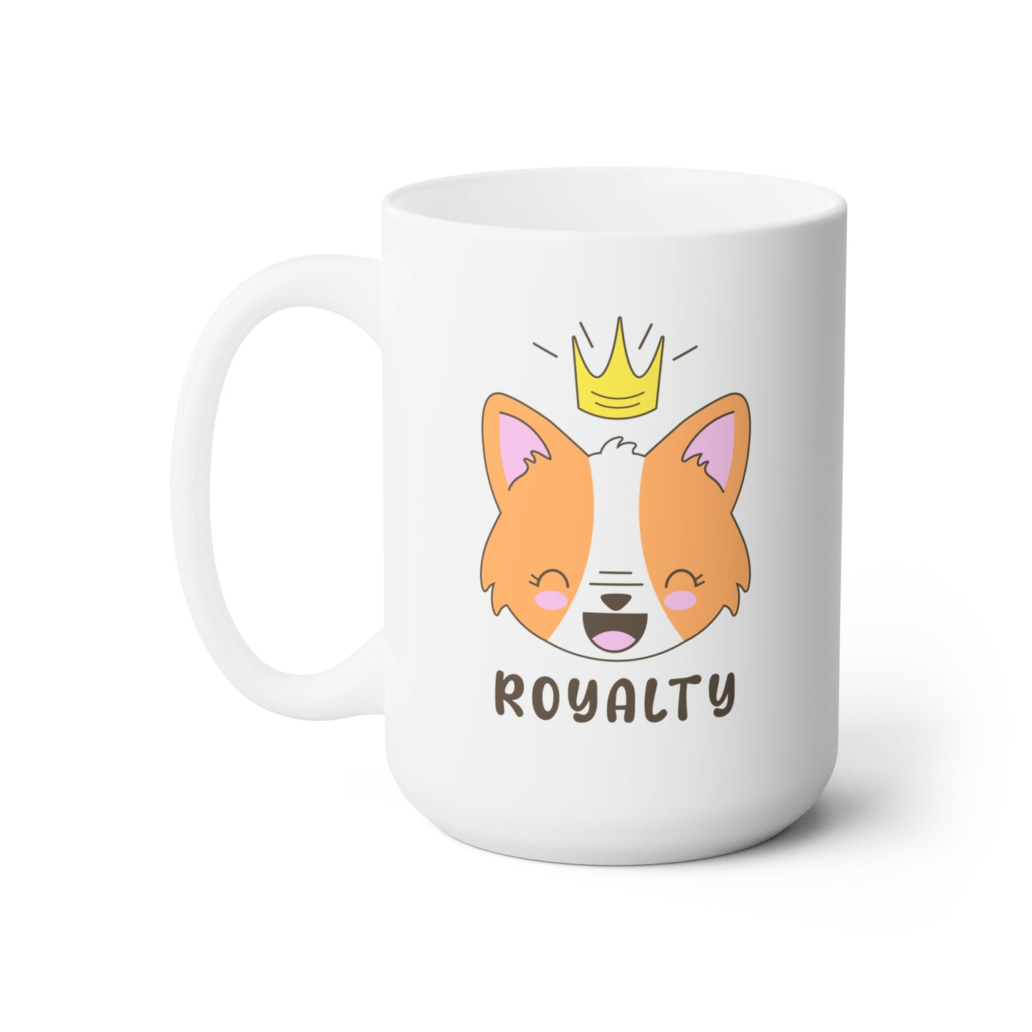 Corgi Royalty Queen Coffee Mugs Ceramic Cup side view